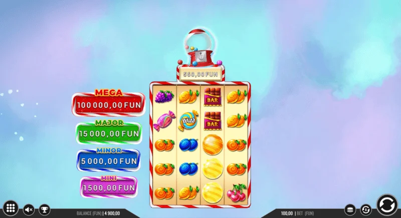 Sweet Candy Cash Stash - pièces de cash dans le tour Hold and Win